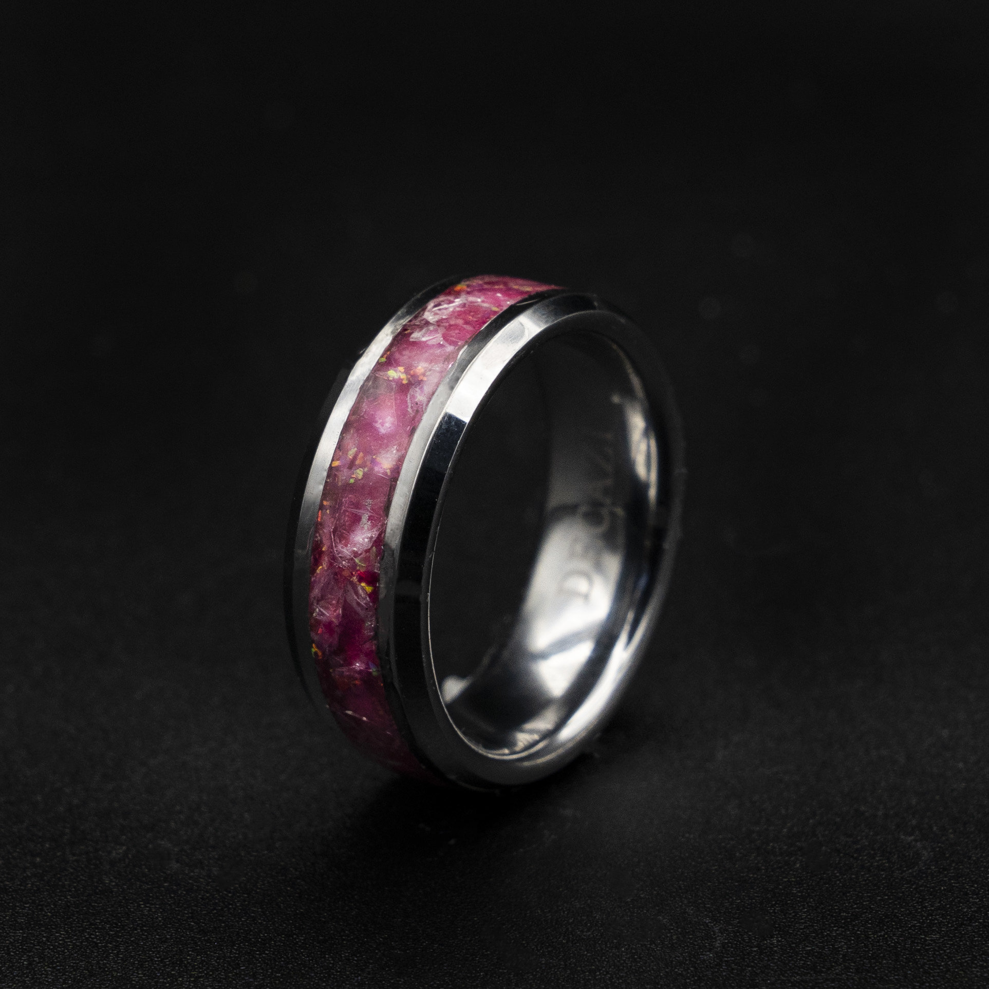 Rose quartz eternity band deals
