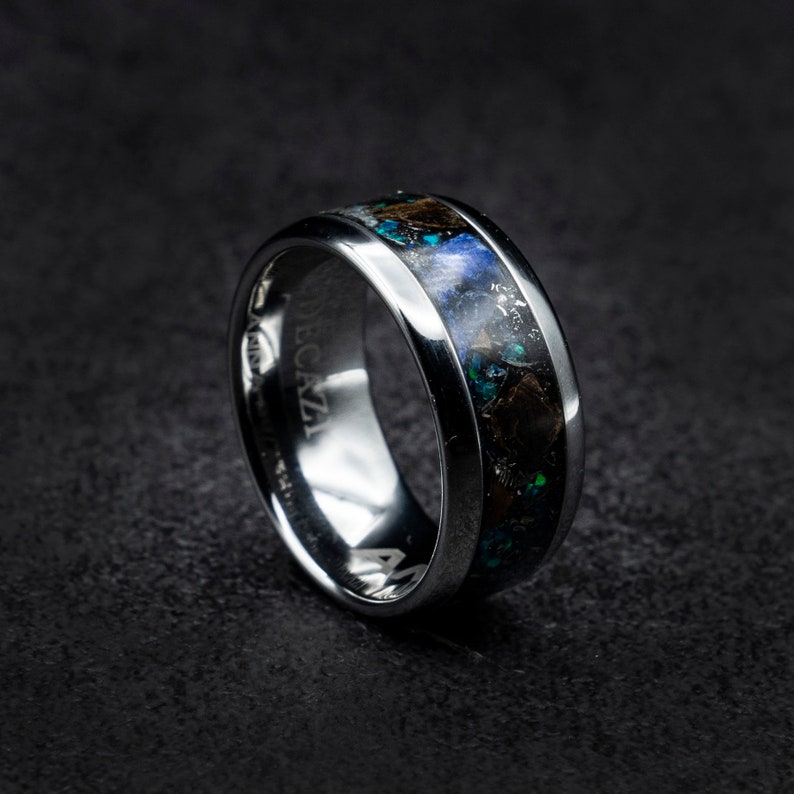 Dinosaur bone mens ring T rex fossil tyrannosaurus Etsy