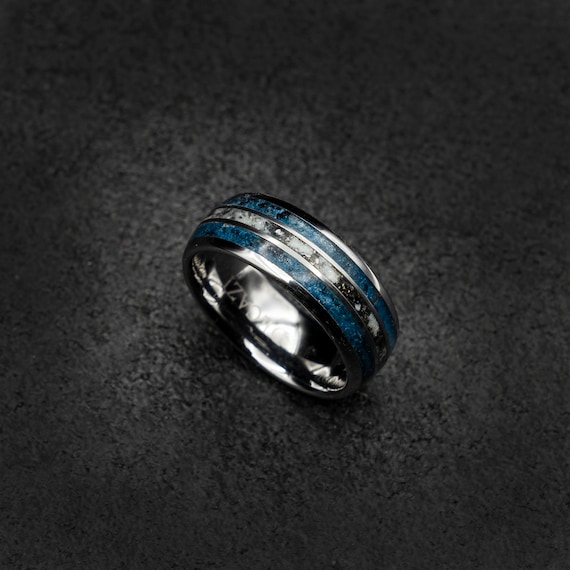 galaxy mens wedding rings