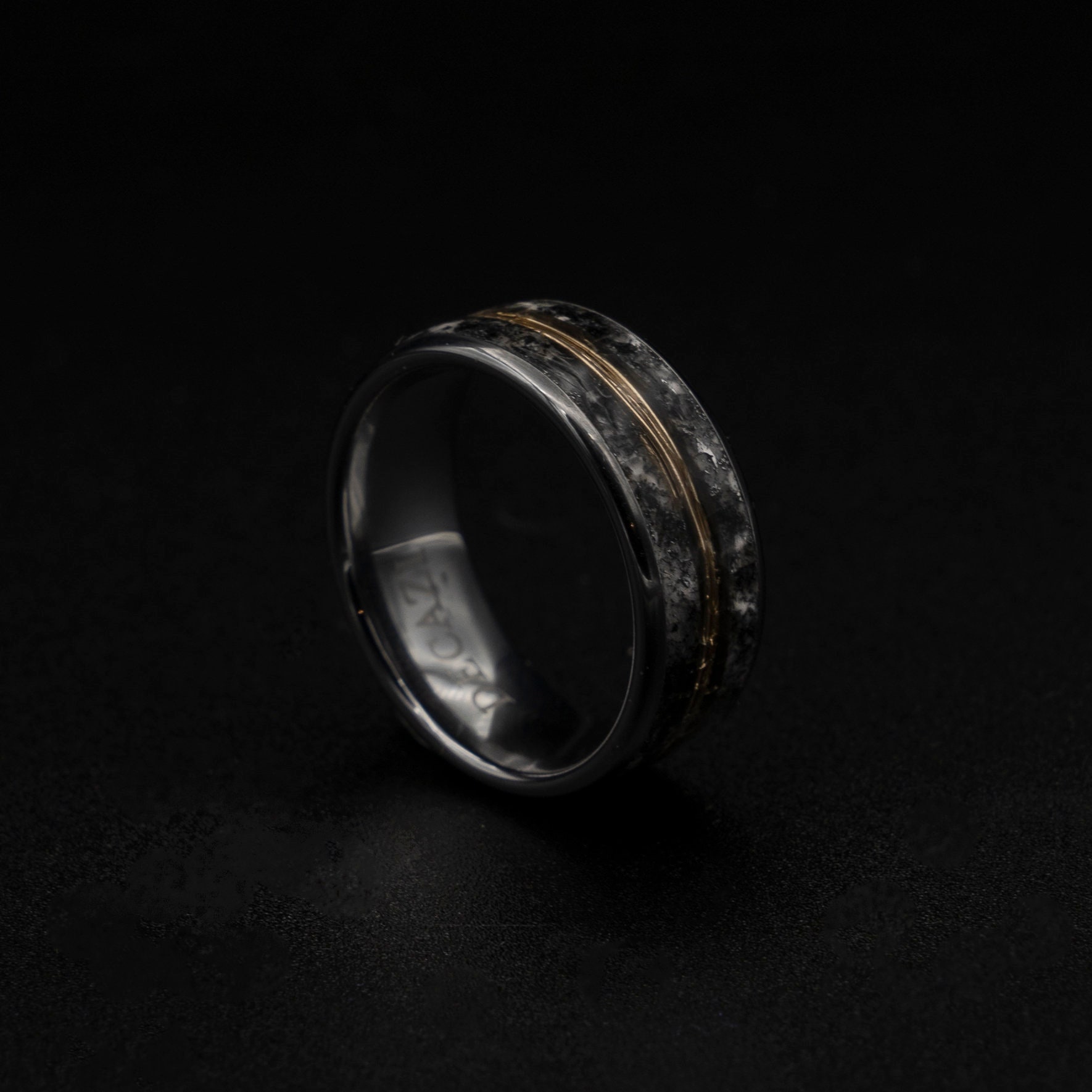 thumbnail image 2 of Analogue Glow In The Dark Ring - Karen Handmade 2 of 14