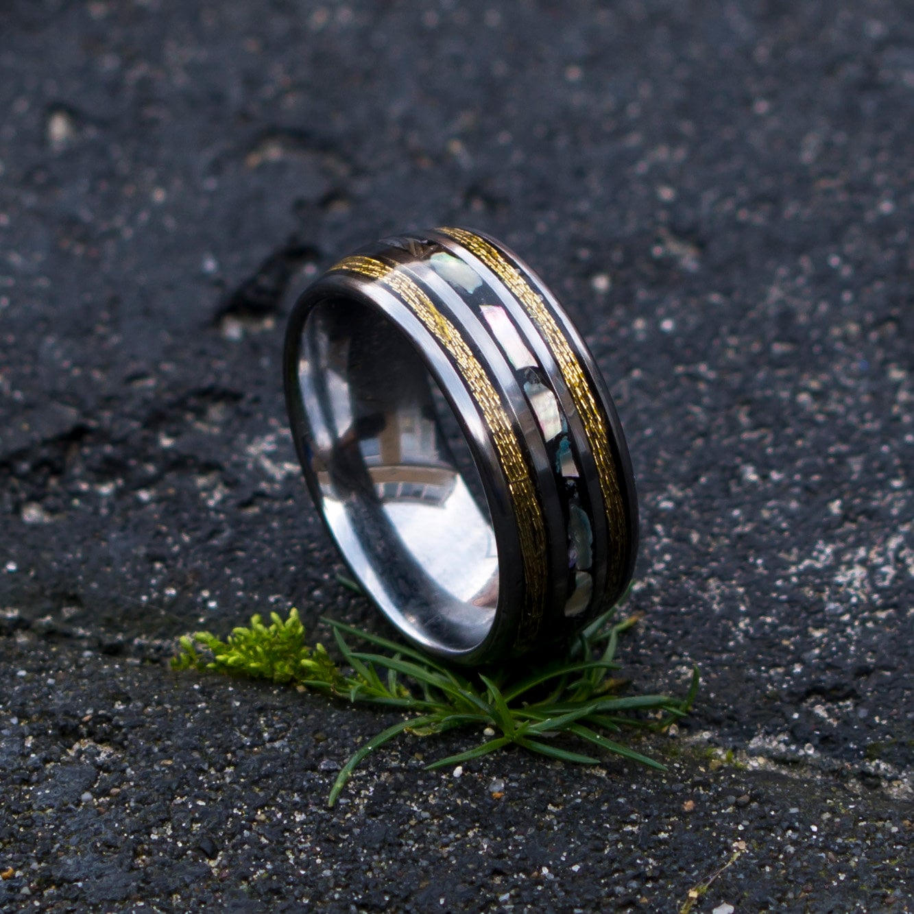 galaxy mens wedding rings