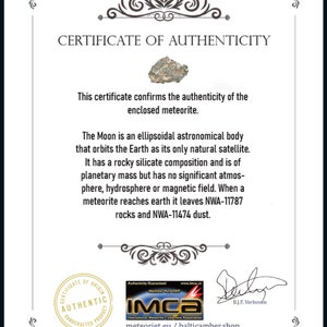 Moon Meteorite Lunar Jewelry | Inspired by James Webb | Unique Cosmic Accessories image 13