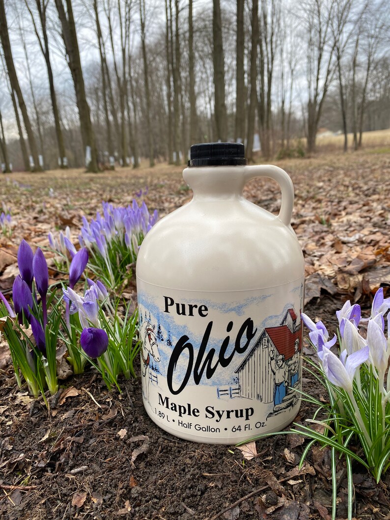Pure Ohio Maple Syrup Half Gallon Etsy
