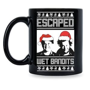 Wet Bandits Harry and Marv Christmas Movie Mug