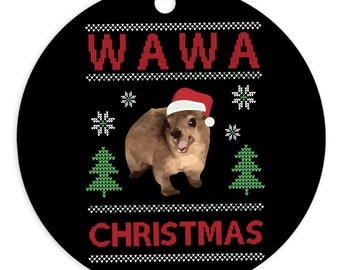 Hyrax Christmas Ornament: Festive Holiday Decor