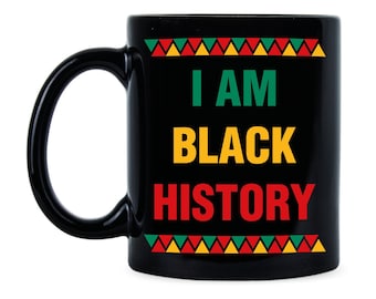 Soy historia negra, historia negra, taza de historia negra, BLM