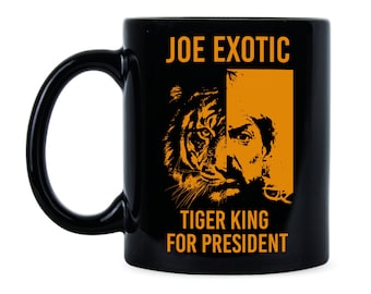 Joe Exotic Tiger King Joe Exotic Für Präsident Joe Exotic Becher Tiger King Becher