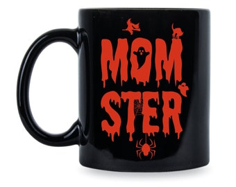 Momster Halloween Mug for Spooky Holiday Gift for Parent