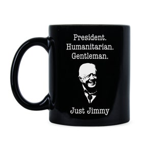 Vintage Jimmy Carter Mug with Carter Mondale Design, 39th President Collectible Cup
