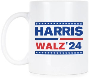 2024 Election Mug with Kamala Harris and Tim Walz