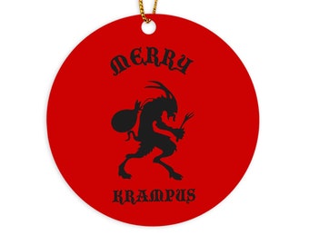 Krampus Ornament Décoration unique pour sapin de Noël Krampusnacht pour un fantôme gothique des fêtes