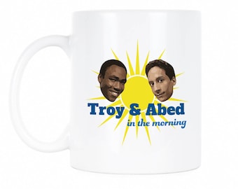 Troy and Abed in the Morning Community Mug Greendale
