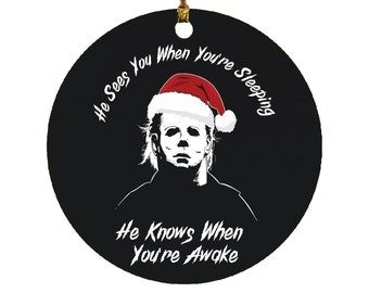 Michael Myers Horror Movie Ornament for Christmas Tree