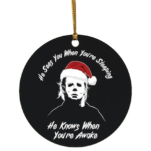 Michael Myers Horror Movie Ornament for Christmas Tree