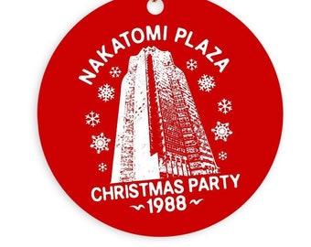 Nakatomi Plaza-kerstfeestornament 1988 voor decoratie van de kerstboom