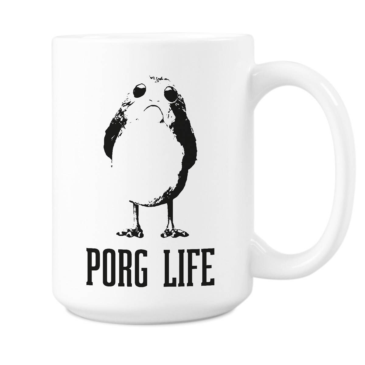 Porg Party Porg Coffee Cup Cute Porg Gift Porg Coffee Porg Coffee