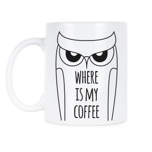 Owl Cup Owl Mug Barn Owl Barn Owl Mug Owl Lover Gift Owl Gift Funny Owl Mug Owl Coffee Gift Owl Coffee Mug Owl Mug Gift OWL