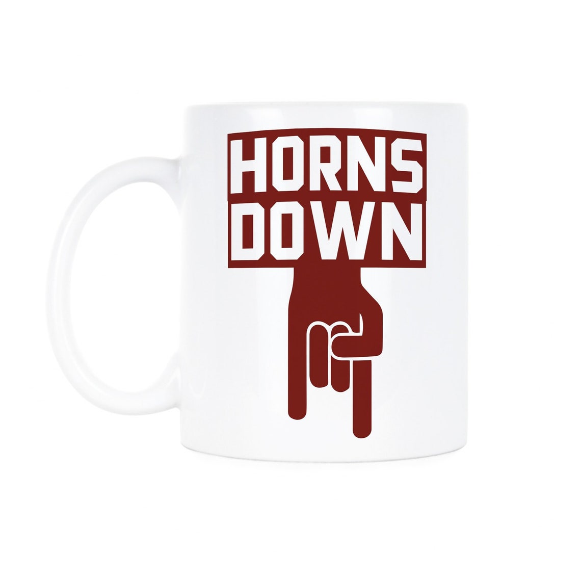 Horns Down Penalize This Oklahoma Sooners Boomer Sooner Etsy