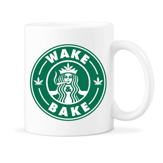 Starbuds Coffee Gift Starbuds Coffee Mug Starbuds Stoner Gift Wake and Bake Wake Bake Coffee Mug Wake and Bake Mug Wake Bake Coffee