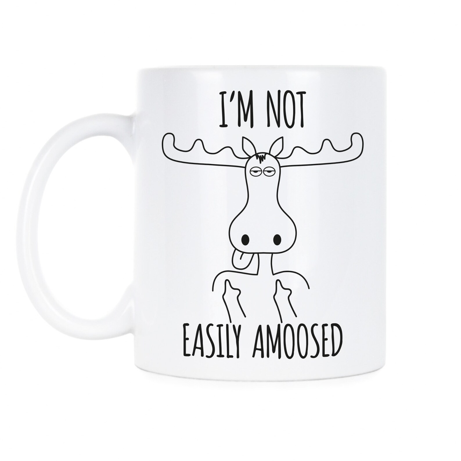 Moose Mug Moose Gift Amoosing Moose Coffee Mug Funny Moose Mug Etsy