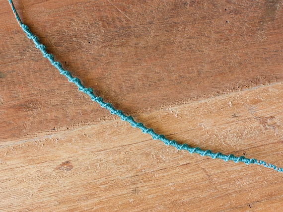 Turquoise macrame bracelet with sailing pendant  handmade spiral anklet bohemian friendship bracelet