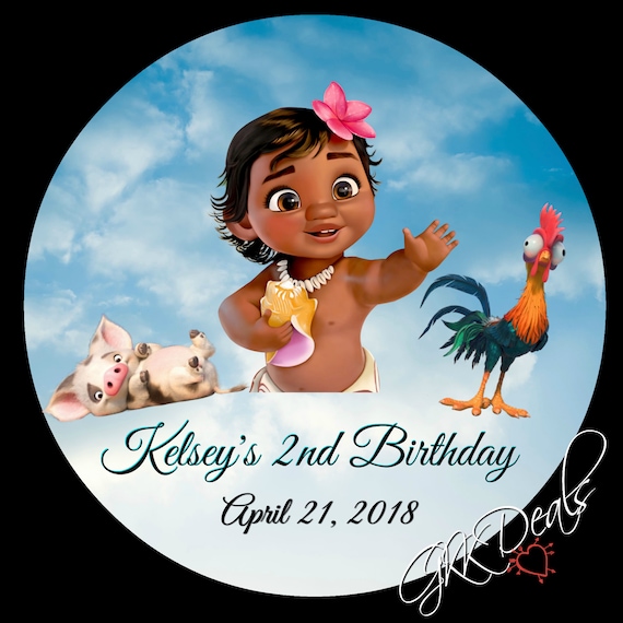 Baby Moana Favor Birthday Moana Birthday Theme Instant Etsy Baby Moana Favor Birthday Moana Birthday Theme Instant Etsy