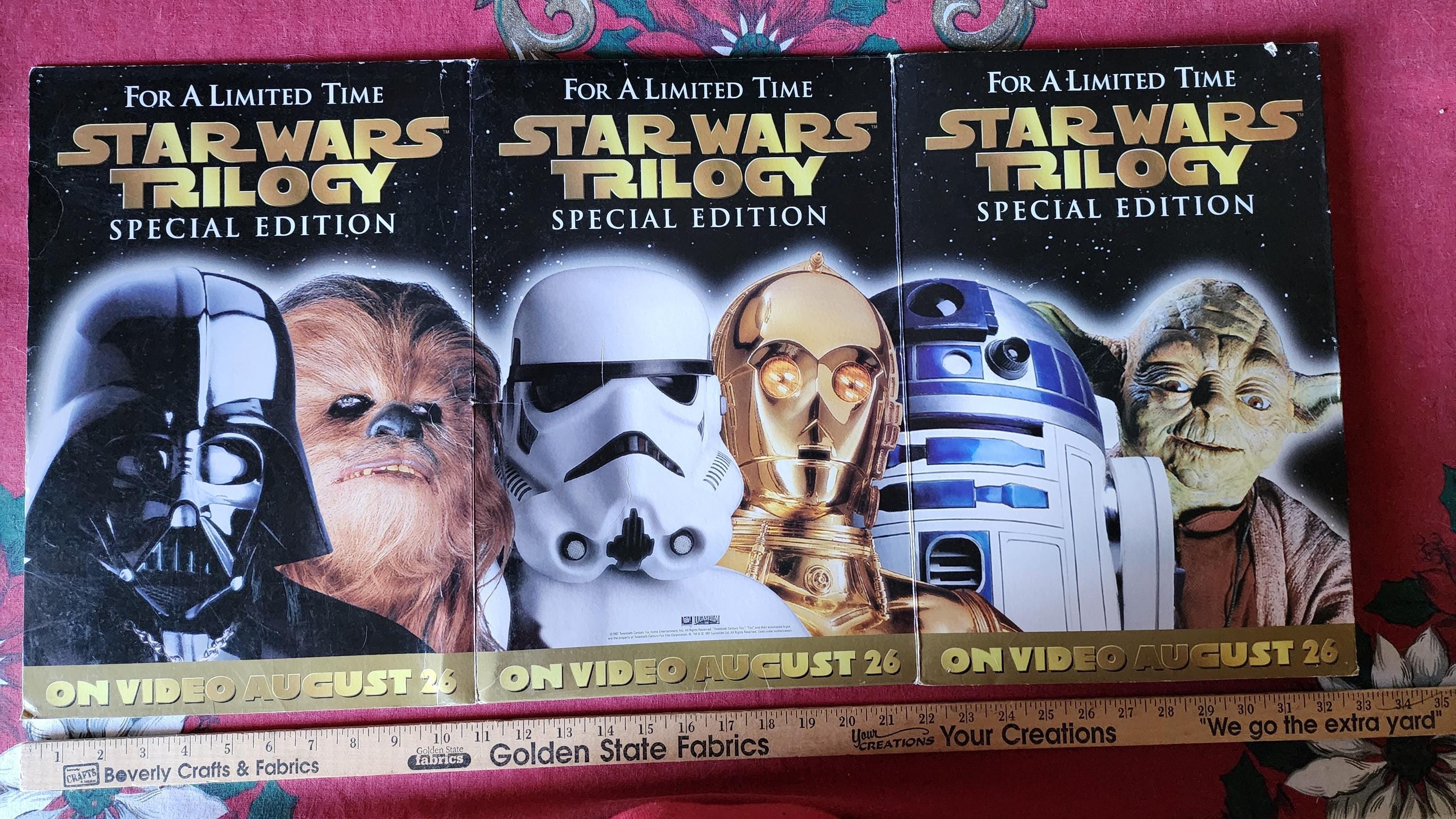 Starwars Trilogy Vhs - Etsy