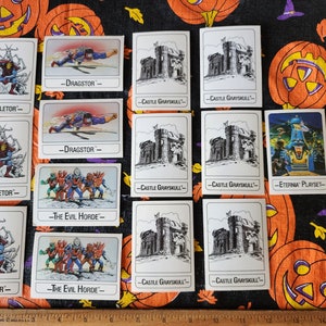 Vintage Masters Of The Universe Wonder Bread Cards Mixed lot 13 Cards Mattel MOTU 1986