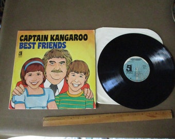 Vintage Captain Kangaroo TV Show Bob Keeshan Best Friends Childs Record LP CBS 1980