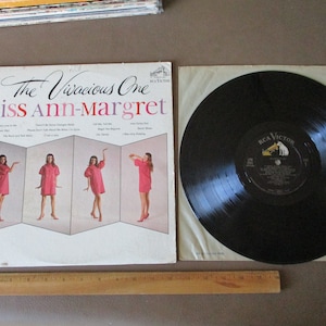 Vintage Ann Margret The Vivacious One Record LP Mono Original Sleeve Actress Singer Movie Star 1962