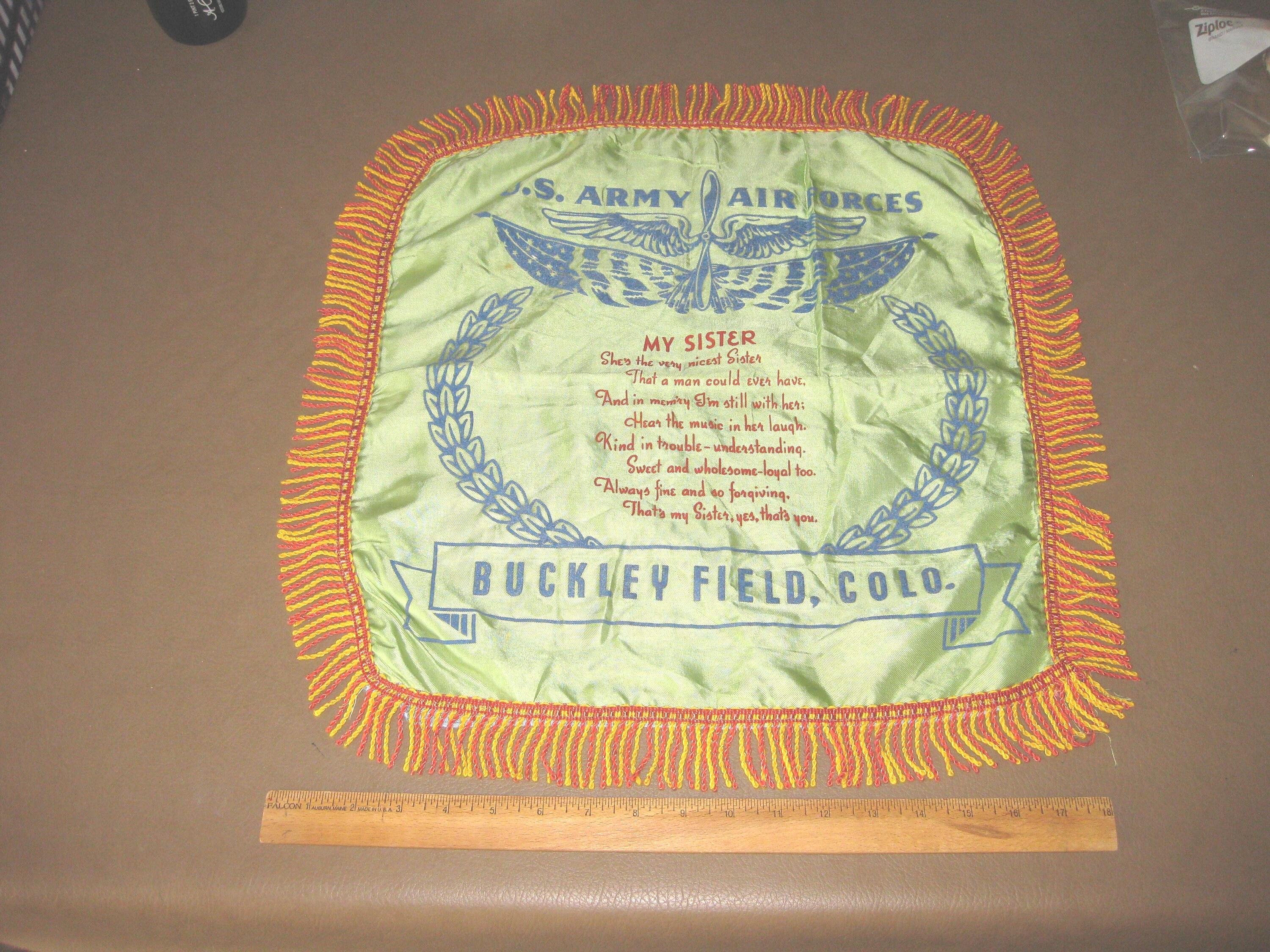 Vintage Air Force Pillow - Etsy