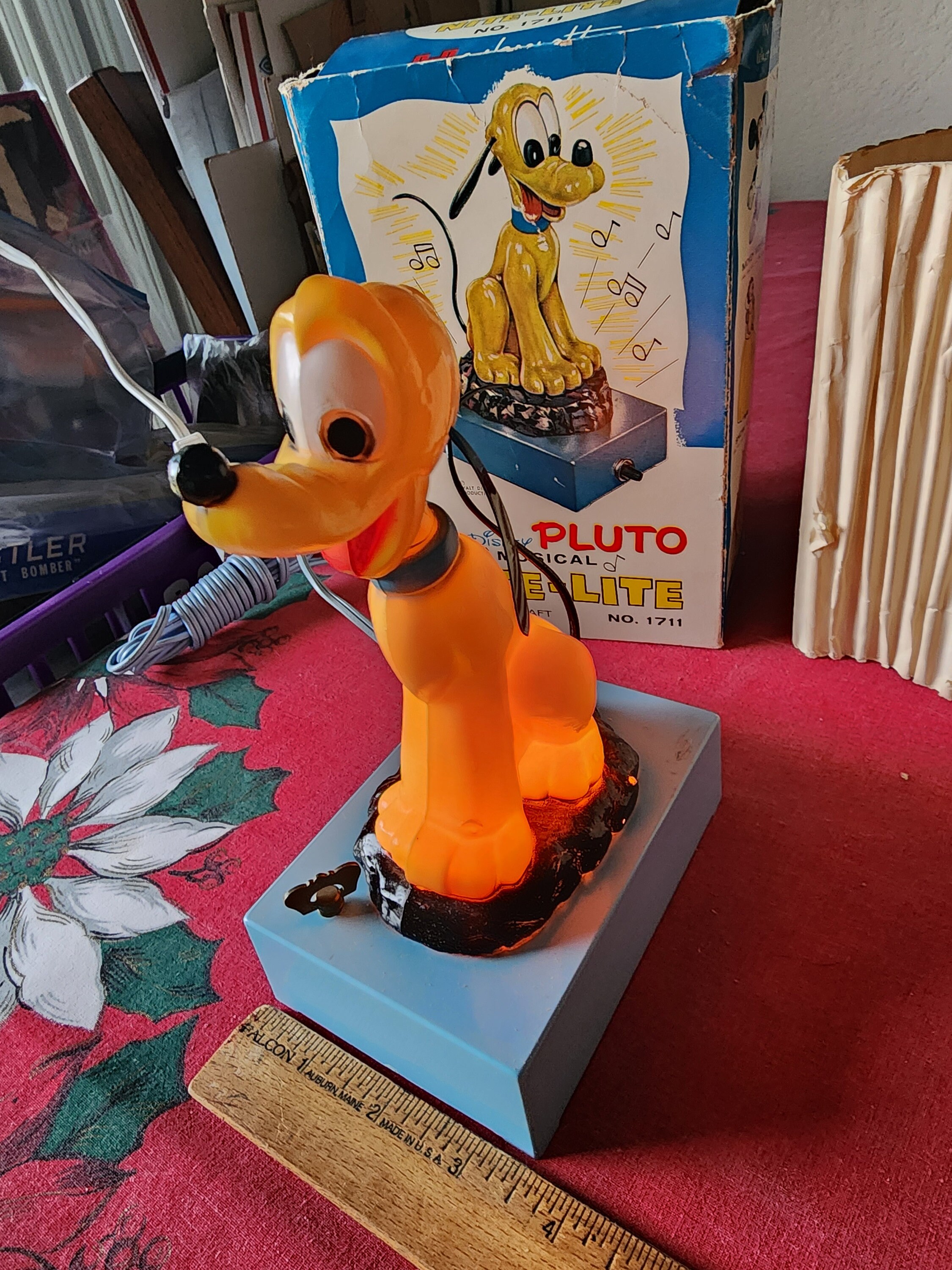 【稀少　廃盤品】ディズニー　セトクラフト2002　プルート インテリアライト 稀少 廃盤品】ディズニー セトクラフト2002 プルート インテリア