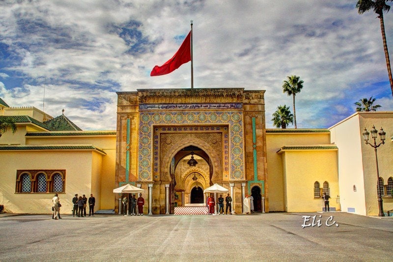 Maroc Palais Royal de Rabat Dar alMakhzen roi Muhammad. Les