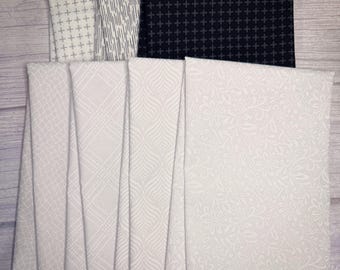 Pacchetto Fat Quarter B&W - Graydations di Michael Miller