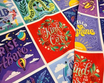 Crayola Colors of Kindness Cards - Riley Blake Designs - Measured by 1/4 yard