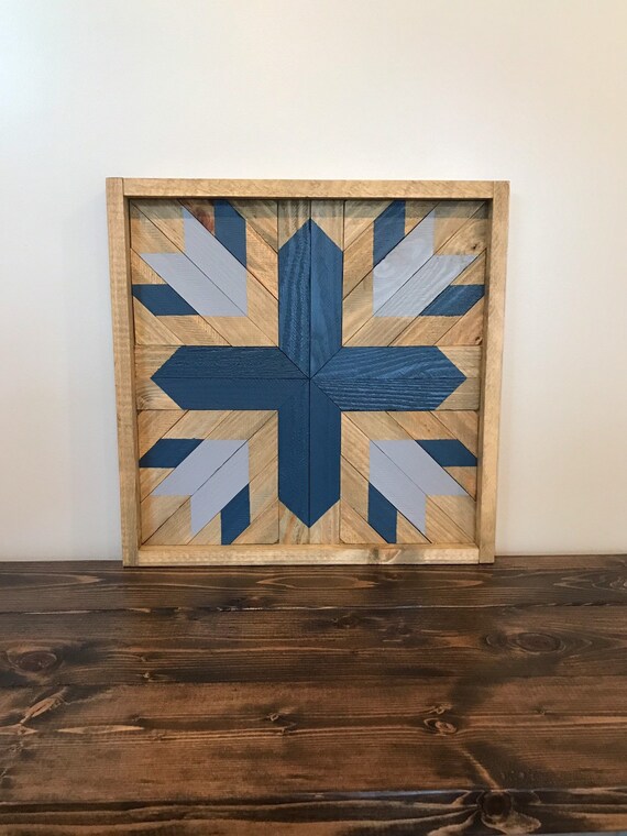 Handmade Gray And Navy Wood Wall Hanging 18 X18 Rustic Art Geometric Decor - Rustic Wood Wall Art Decor Handmade Gray And Navy Wood Wall Hanging 18 X18 Rustic Art Geometric Decor - Rustic Wood Wall Art Decor