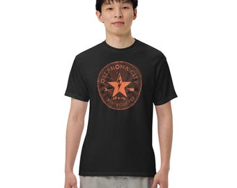 Uniseks kledingstukgeverfd zwaargewicht T-shirt