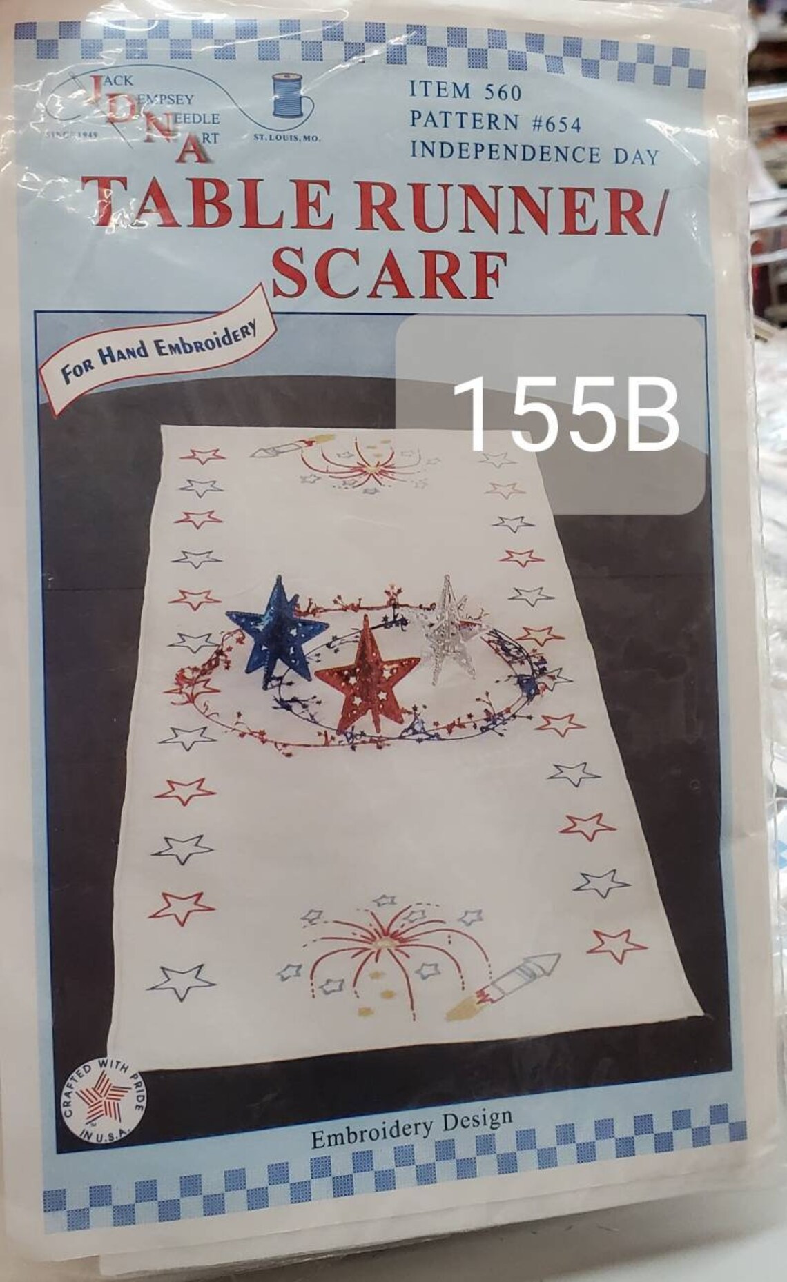 Jack Dempsey Needle Art Stamped Embroidery/crossstitch Etsy