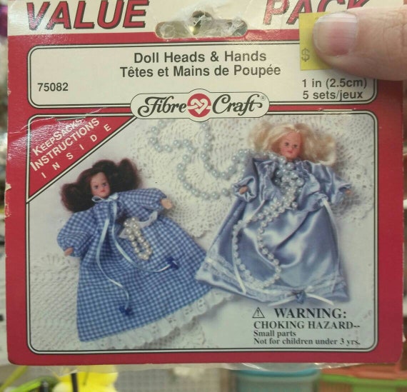 2 inch doll heads