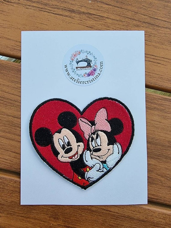 Disney Inspired Valentine Experiment Heart Embroidered Iron on