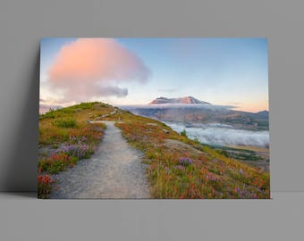 Mt. St. Helens Sunrise Metal or Canvas Print