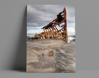 Peter Iredale Metal or Canvas Print