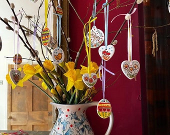 Ceramic Easter Tree Decorations.