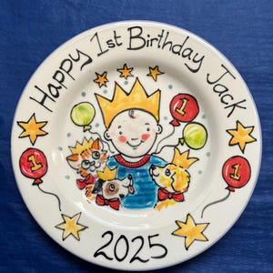 Personalised Baby gift Plate