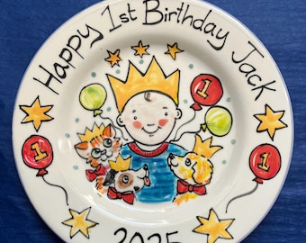 Personalised Baby gift Plate