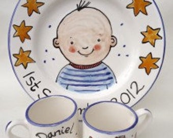 Baby Name Ceramic Plate