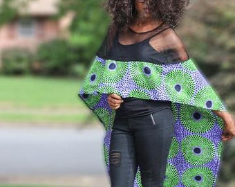 High Low Ankara Tops - Etsy