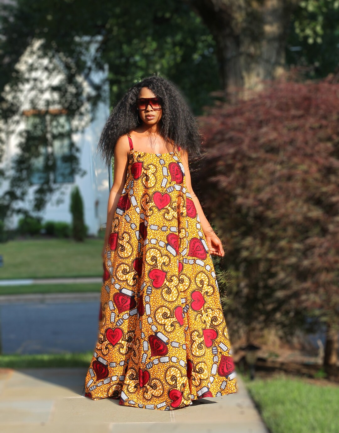 Ankara Maxi Dress African Maxi Dress for Women African - Etsy