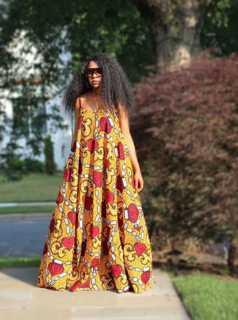 Ankara Maxi Dress African Maxi Dress for Women African - Etsy