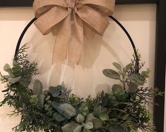 Alexia Winter Hoop Wreath